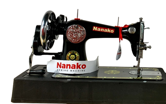 Sewing machine with hand attachment & base cover